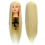 26 \\ '\\' Super Long 30% Natural Hair Hairstyle Equipment Mannequin Exercise Head Hair Styling Head with Support
