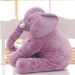 60 Cm Berço Elefante De Brinquedo De Pelúcia, 5 Cores Opção Stuffed Elephant Pillow Recém-nascido Almofada Boneca De Cama Para Adultos Dos Miúdos Brinquedos