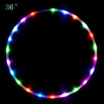 LED Anel Collapsable destacável colorido Night Light para Dancing Stage Props Etiqueta cor aleatória