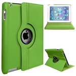 360 graus de rotação stand PU caso capa de couro para Apple iPad2 iPad3 iPad4