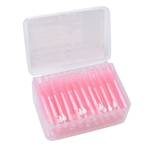 60 Pcs / Caixa Dental Magro macia push-pull escova de limpeza Interdental Oral Cuidados Ferramenta Higiene Oral