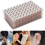 600 Pastas Terapia Auricular Magnética Acupuntura Ear Press Vaccaria Seeds