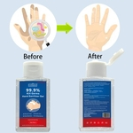 60ml Sem Gel De Limpeza Desinfetante Antibacteriano Seco Rápido Para Limpeza De Desinfetantes Para As Mãos