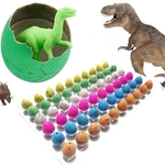 60pcs cor aleatória coloridos ovos para incubação crescente dinossauro bonito Magic Adicionar Presentes Magic Water Dino Egg das crianças das crianças Brinquedos