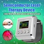 650nm pulso diodo laser terapia relógio aparelho instrumento médico para reduz a pressão arterial, diabetes, colesterol ect.