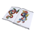66 Página Arte Corporal Tatuagem Flash Dragão & Phoenix Projetos Tatuagem Livro De Referência