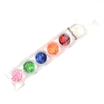 6colors/set Glitter Round Decoration Mixing Color DIY Nail Art Stickers Sequins