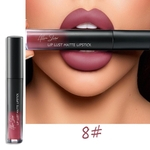 6ml Mulheres Brilhantes Lip Gloss à Prova D'água De Longa Duração Líquido Matte Batom Maquiagem