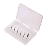 6Pcs Dental Porcelain Polidor dentes Polishing Kit Restauração ferramenta de alta velocidade Oral