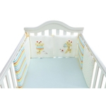 Amyove Lovely gift 6pcs / Lot Algodão Bed Bumper Crib Berço Bumper Bed Protector almofadas abundantes berço de algodão 30 * 30 centímetros