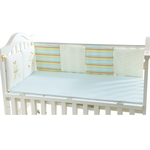 6pcs / Lot Algodão Bed Bumper Crib Berço Bumper Bed Protector almofadas abundantes berço de algodão 30 * 30 centímetros
