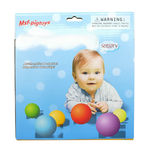6pcs / Set Educacionais do Bebê Grasping Bola Crianças Mão Pegar Massagem Sensoriais Bola Brinquedos