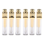 6x recipientes de batom líquido vazio tubo de brilho labial diy tubo de amostra de cor de lábio