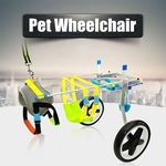 7,5 “Alumínio Pet Dog Cat Cadeira de rodas Caminhada Carrinho Scooter Para Perna Handicapped