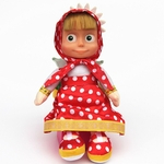 27 centímetros russo Marsha Plush Doll Squeeze Falar Cante Toy inteligente dos desenhos animados do miúdo do presente de aniversário