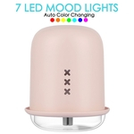7 cores mudam a seco USB Queima resistente Proteção Top Hat Forma umidificador de ar Humidifier
