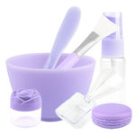 7 Pcs / Set Diy Face Beauty Máscara Maquiagem Tool Bowl Set Mulheres Cosmetic Mixed Vara De Medição Kit Cup