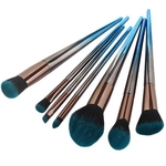 7 pçs / set Kit de Pincel de Maquiagem Profissional owder Foundation eyeshadow Blush Make up Brushes Eyeshadow Cosmetic brush Kits