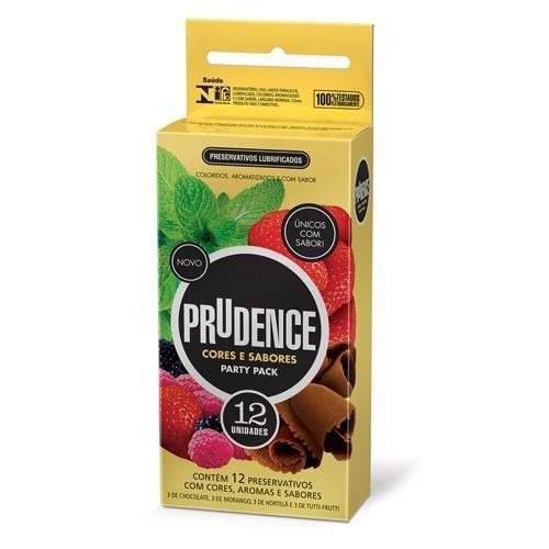 72 Preservativos Prudence Cores Sabores