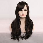 70cm Women's Heat Resistant Hair Blonde Long Curly Full Wig