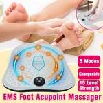 74mW 5 modos elétricos EMS Massager do pé Pés Músculo do pé Relax Mat Pad