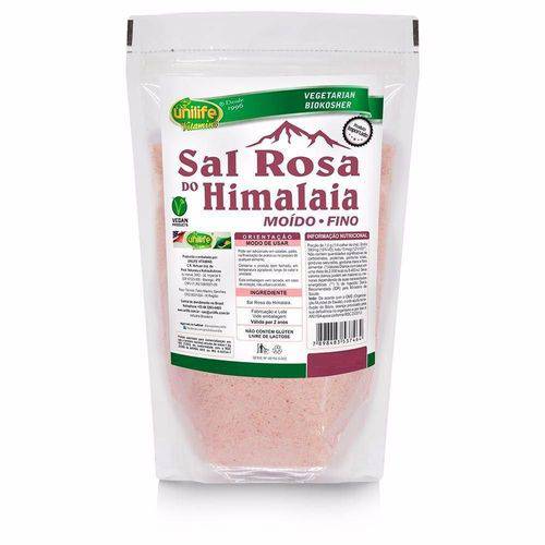 Kit 10 Sal Rosa do Himalaia Integral 100% Natural 1 Kg - Unilife