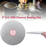 8 \\ '\\' Grit 3000 Diamond Jewelry Disco de lixa de polimento de moedura de roda plana
