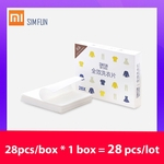 28 pçs / lote Xiaomi SIMFUN Lavanderia Comprimidos de Limpeza de Roupas de Fragrância Líquido de Lavagem de Papel de Limpeza Profunda Em Pó de Amaciador de Lavar Roupa de Lavar Rou