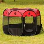 8 Tent Sides Dog Pet Cerca Outdoor Dog Cat port¨¢til dobr¨¢vel Pop Up Camping Tent