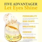 80 Pçs / Caixa Osmanthus Máscara Hidratante Dourada Anti Rugas Firmador Gel Cuidados Com A Pele