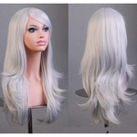 70CM Loose Wave Synthetic Wigs for black women Cosplay wig Blonde Blue Red Pink Grey Purple Hair for human party