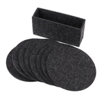 8PCS/Set Felt Fabric Cup Round Mat Drink Coaster Beer Coffee Placemat