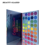 39 Arco-íris de cores de alto brilho fluorescente Placa Eyeshadow Matte