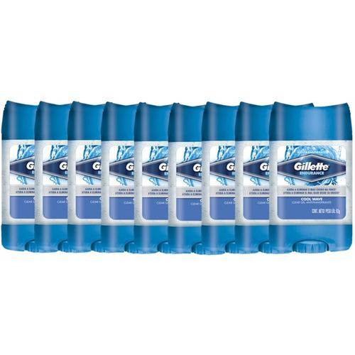 9 Desodorantes Clear Gel Cool Wave 82g