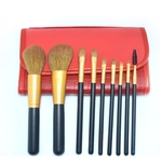 9 Pcs Professional Maquiagem Tool Kits Cabelo Funda??o animal Makeup Brushes Set