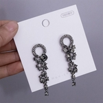 925 Silver Earrings Women Jewelry Simulated Grape Earrings Birthday Gifts for Woman