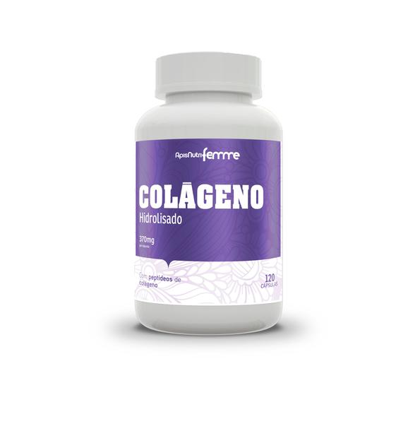 ( Cx com 6) 62976 Colágeno 120 Capsulas 370 Mg - Apisnutri