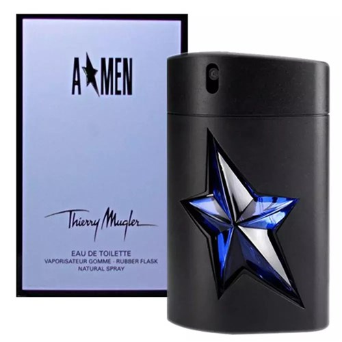 A Men Rubber Mugler- Refillable - Perfume Masculino - Eau de Toilette... (50ml)