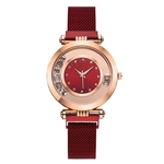 Fashion Quartz Watch Women Stainless Steel Watchband Wristwatch Gift for Female