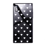 A superfície do espelho coração leve Padrão Mobile Phone Case para iPhone