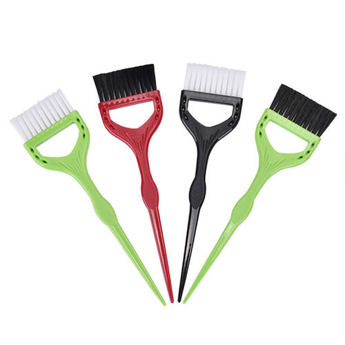 A tintura de cabelo Coloring tingimento antiderrapante Brushes, Hair Salon Bleach Tinting DIY Tool - cor aleatória