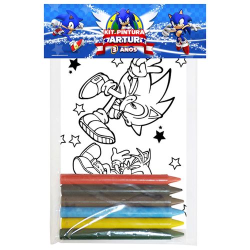 A1-kit Pintura Sonic com 10 Unds