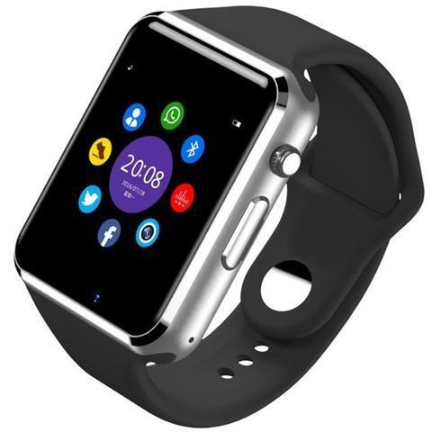 A1 Relógio Smartwatch Android, Notificações Bluetooth, Camera-prata - Ke