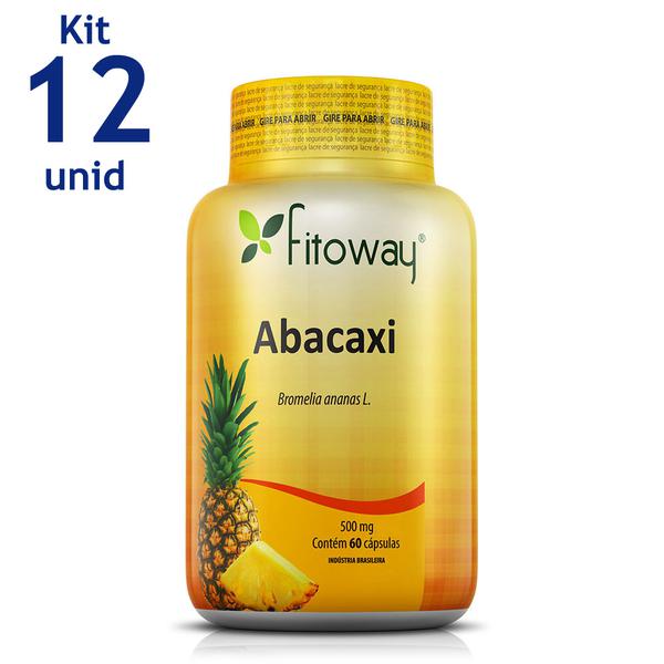 ABACAXI FITOWAY 500mg - 12X 60 CAPS