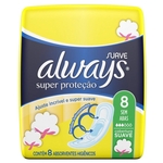 Abs Always Super Prot Suave S/Abas 8un