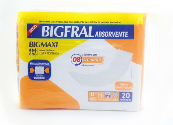 Absorvente Geriátrico Bigmaxi Bigfral Com 20