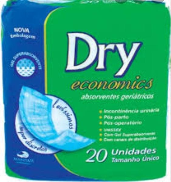 Absorvente Geriátrico C/ 20unid. - Dry Economics