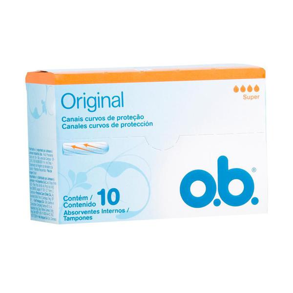 Absorvente Interno O.B Super Original 10 Unidades - O.B.