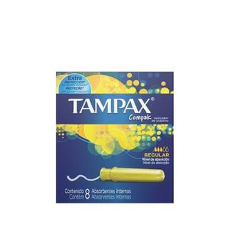 Absorvente Tampax Compak Medio 8Un