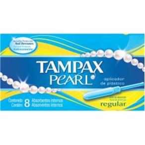 Absorvente Interno Tampax Pearl Regular 8 Unidades